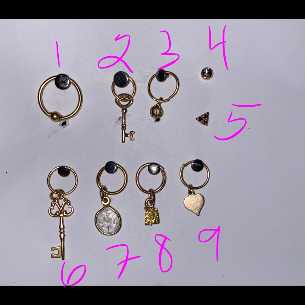 Miscellaneous Jewelry 1  Yg Captive Bead